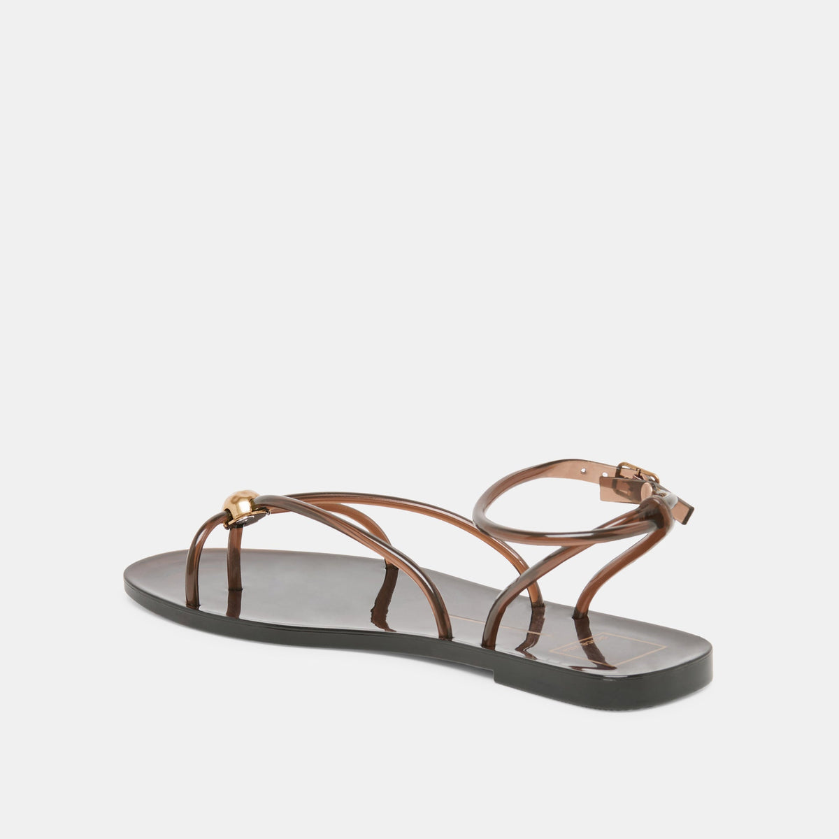 Kenley Vinyl Chocolate Jelly Sandals | Dolce Vita