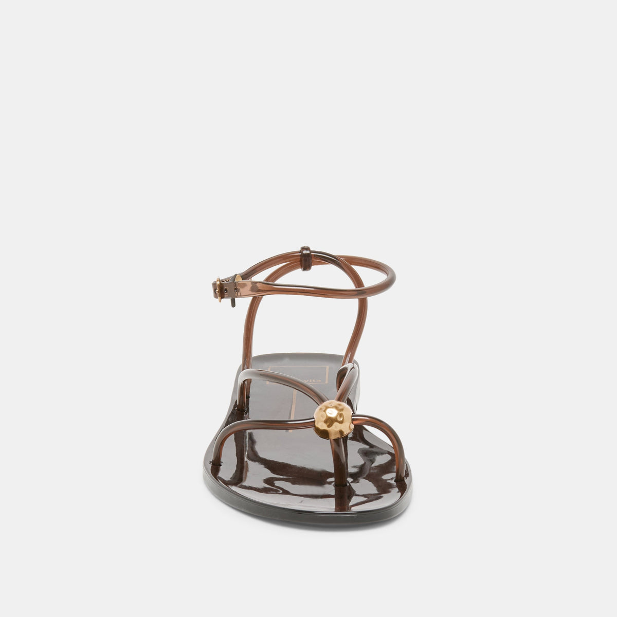 Kenley Vinyl Chocolate Jelly Sandals | Dolce Vita