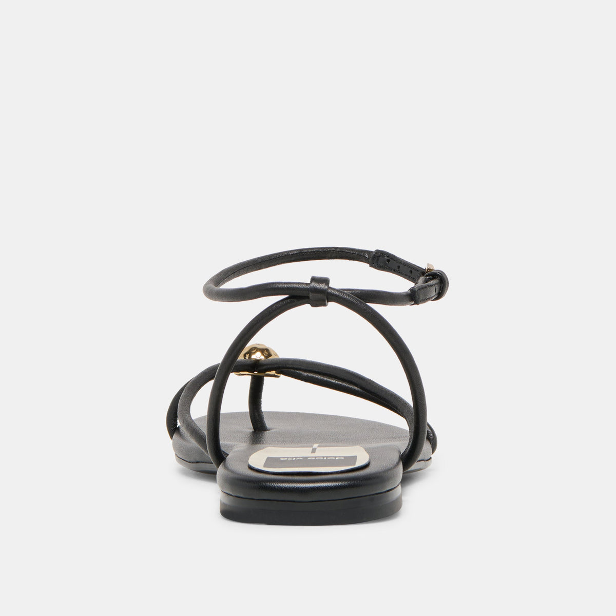 Kenley Black Leather Sandals | Dolce Vita