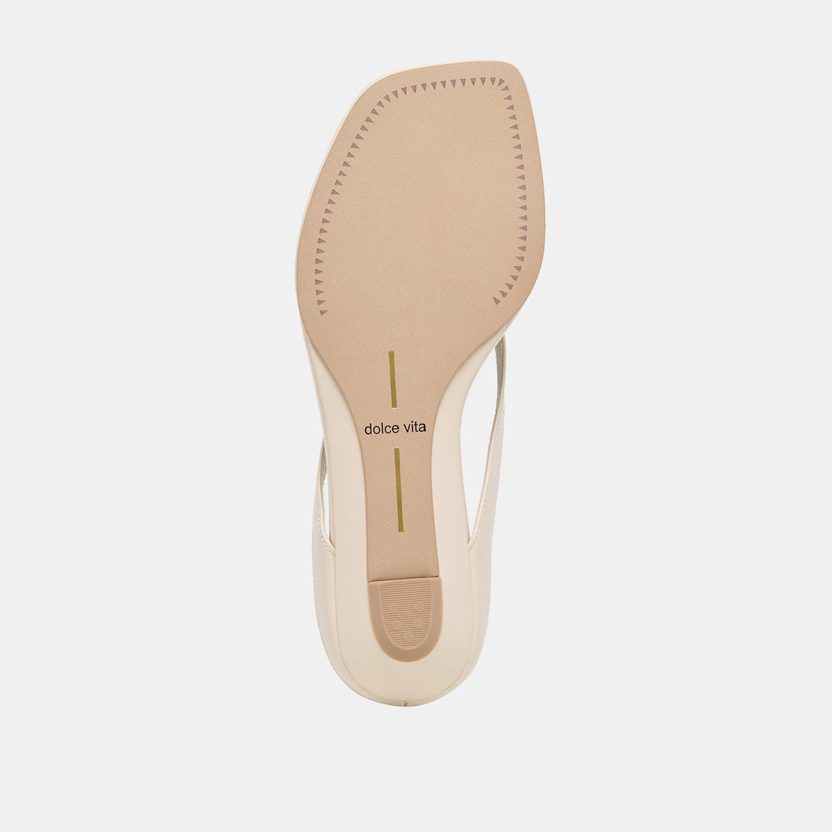 GIZEL Bone Leather Thong Square-Toe Sandals | Dolce Vita