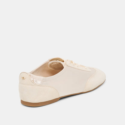 Itzy Vanilla Satin Sneakers | Dolce Vita