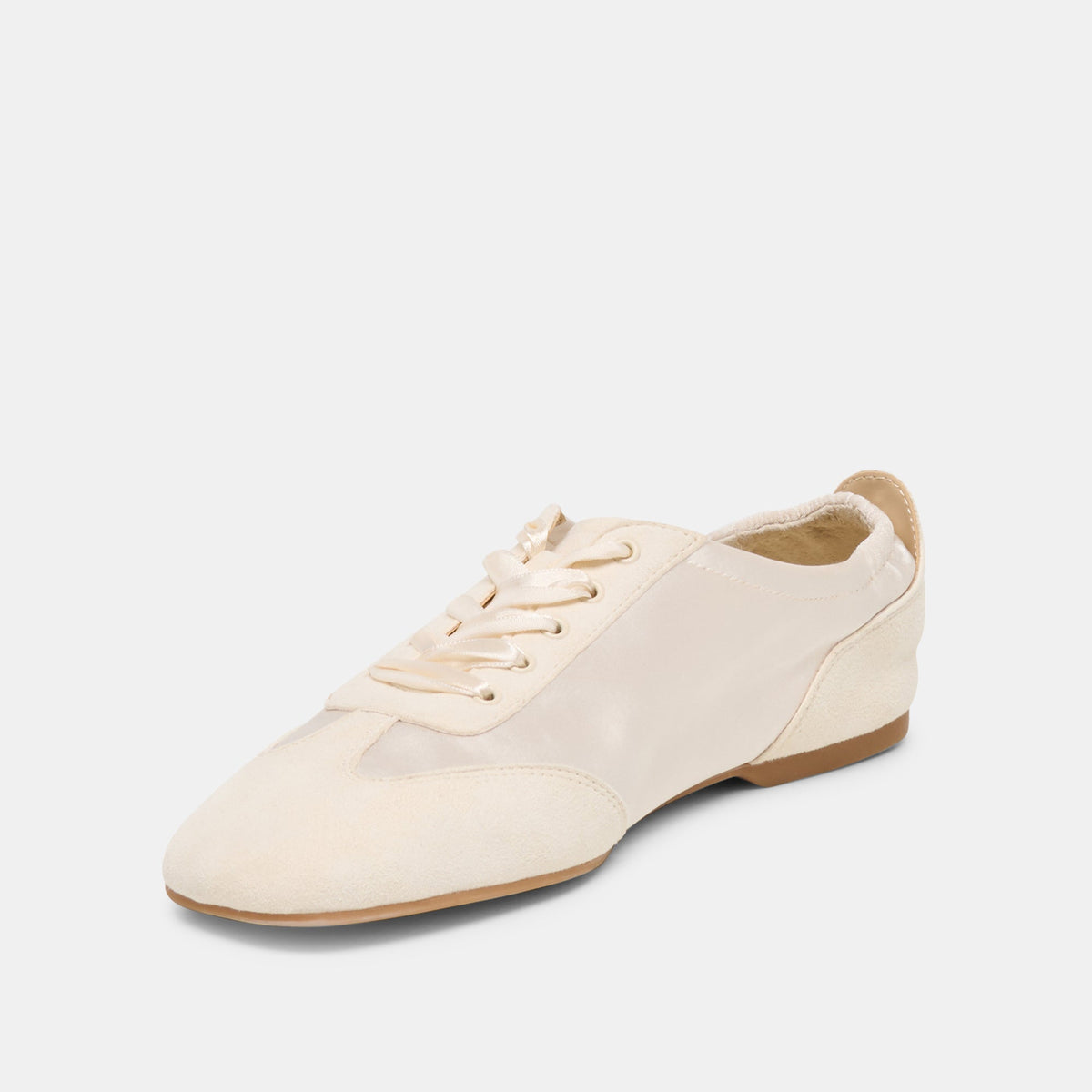 Itzy Vanilla Satin Sneakers | Dolce Vita