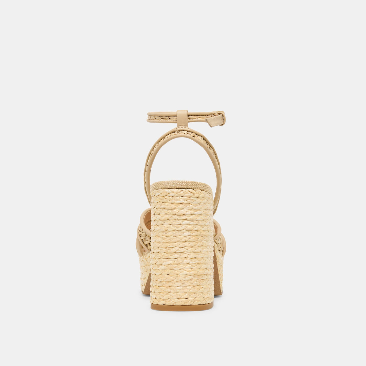 Danila Lt Natural Cross Hatch Raffia Heels | Dolce Vita
