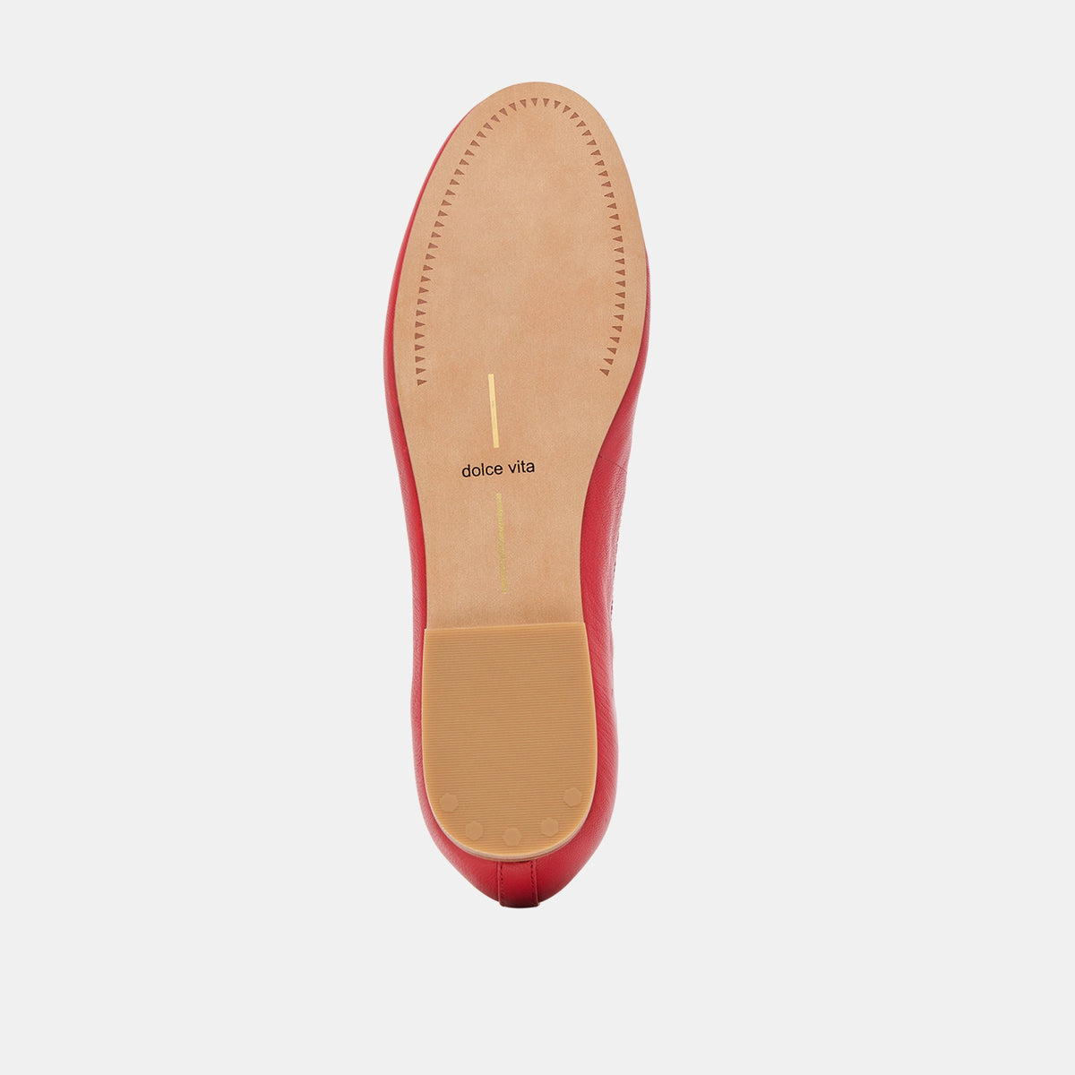 Ritla Cherry Leather Ballet Flats | Dolce Vita