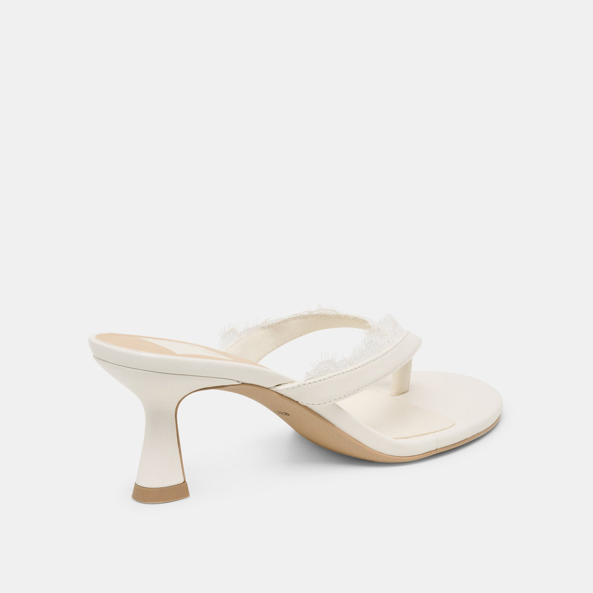Daksie Lace True White Leather Heels | Dolce Vita