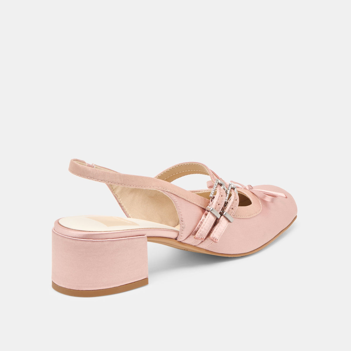 Loris Blush Satin Heels | Dolce Vita