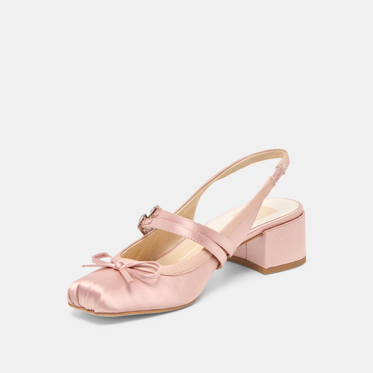 Loris Blush Satin Heels | Dolce Vita
