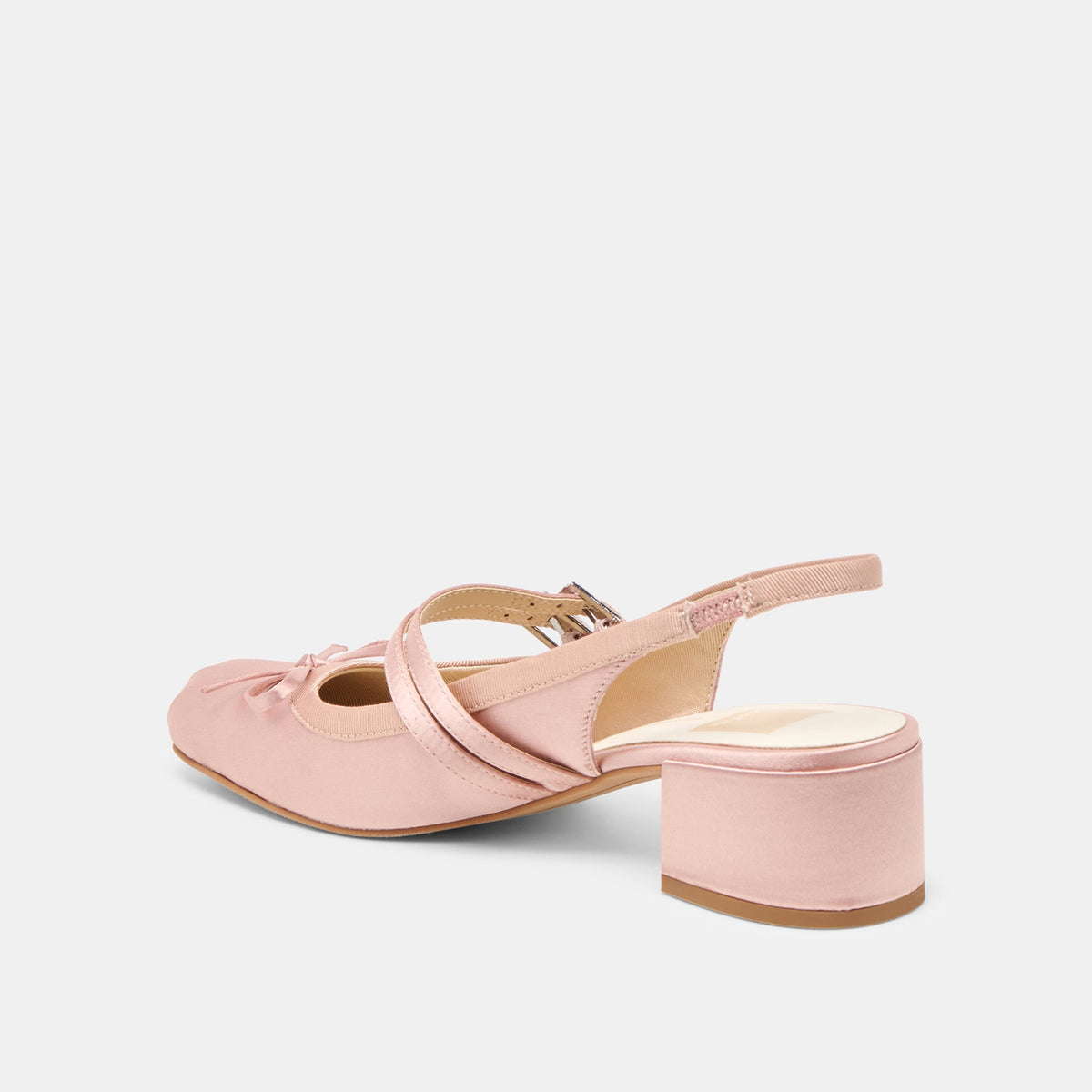 Loris Blush Satin Heels | Dolce Vita