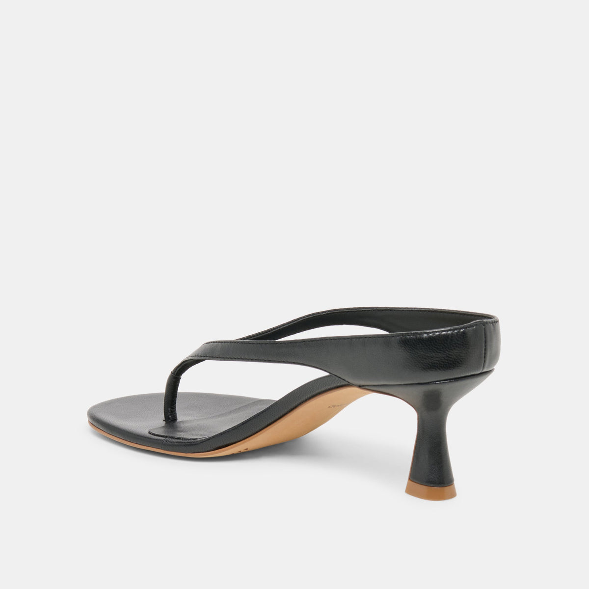 Doreen Black Leather Heels | Dolce Vita