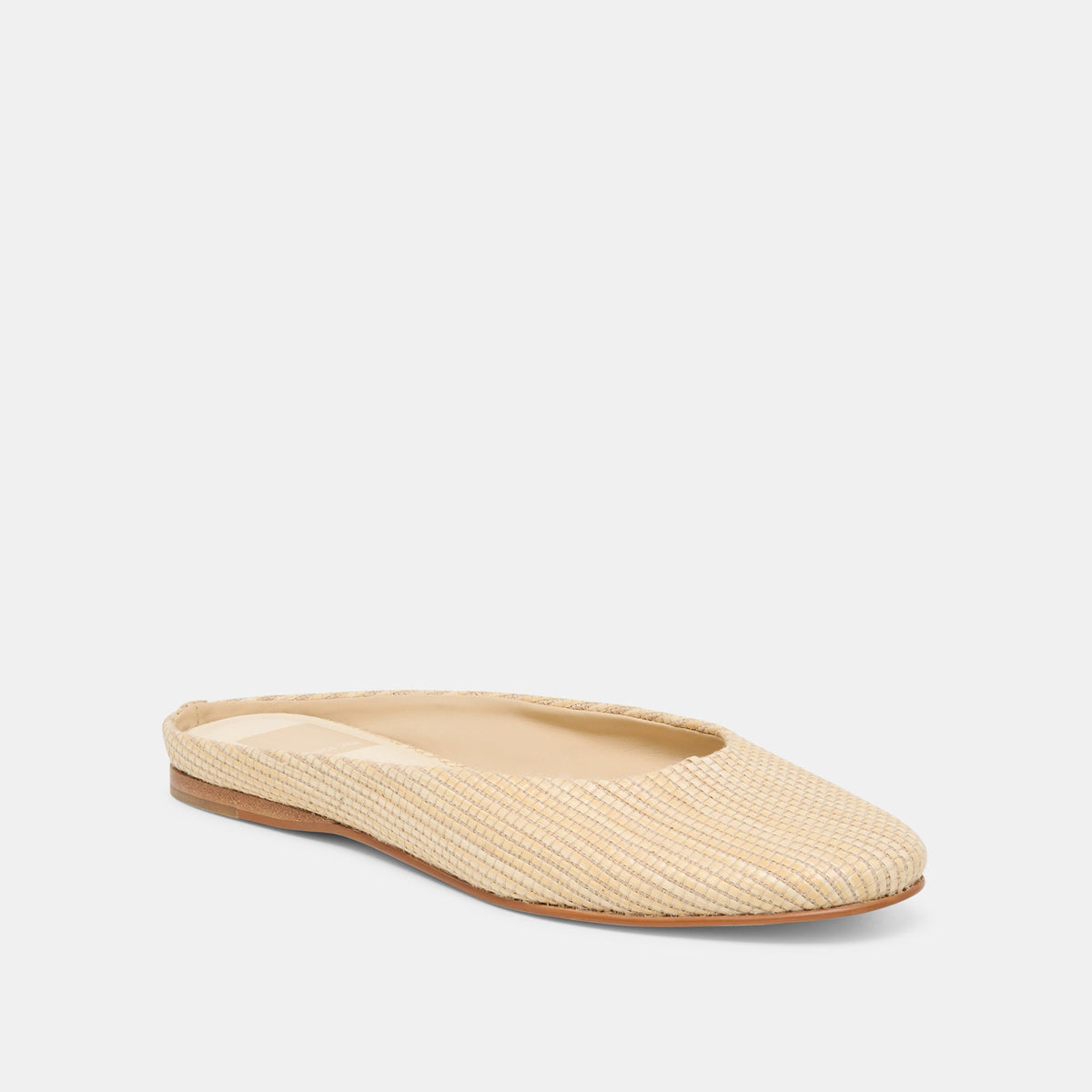 Eila Lt Natural Raffia Flats | Dolce Vita
