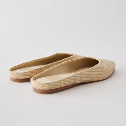 Eila Lt Natural Raffia Flats | Dolce Vita