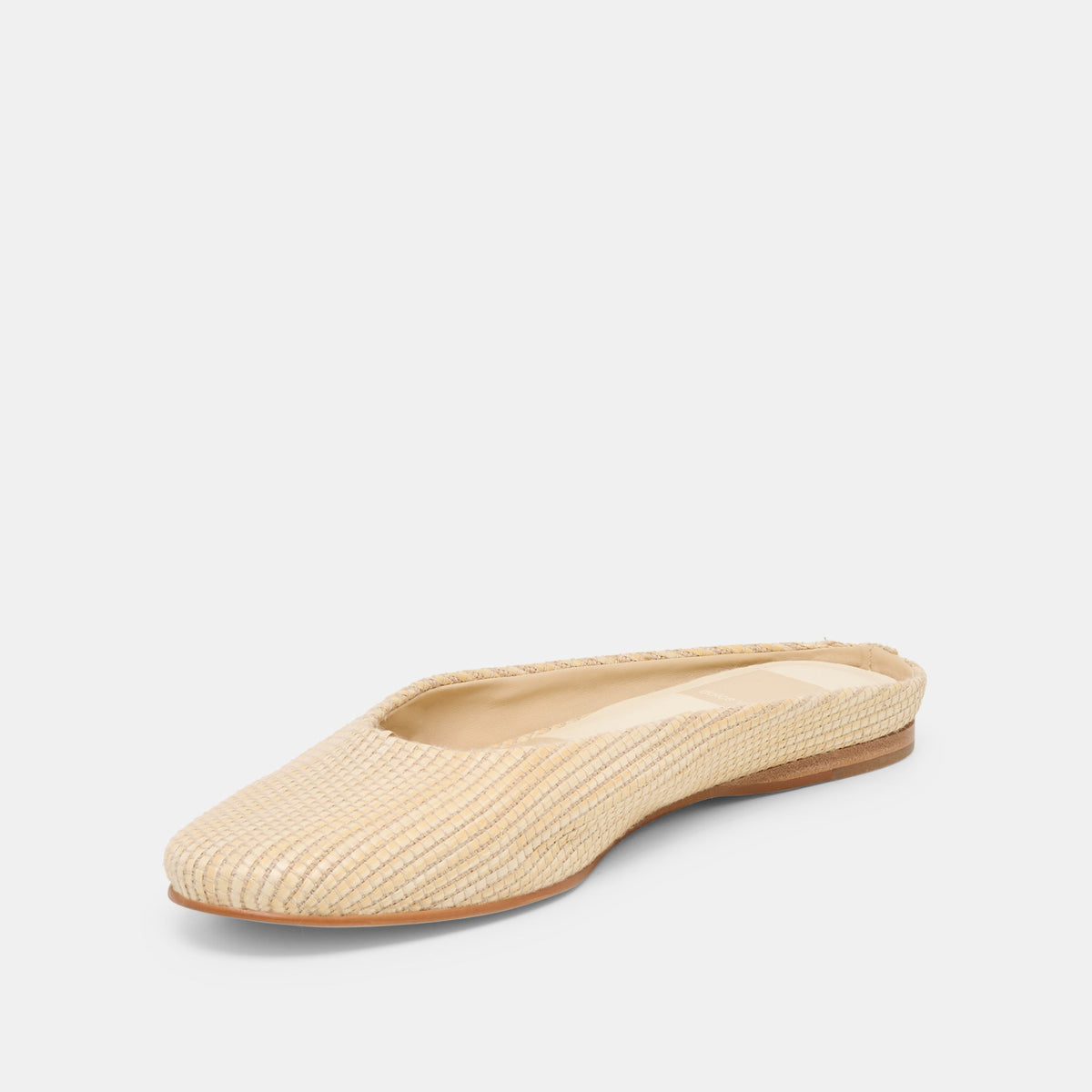 Eila Lt Natural Raffia Flats | Dolce Vita