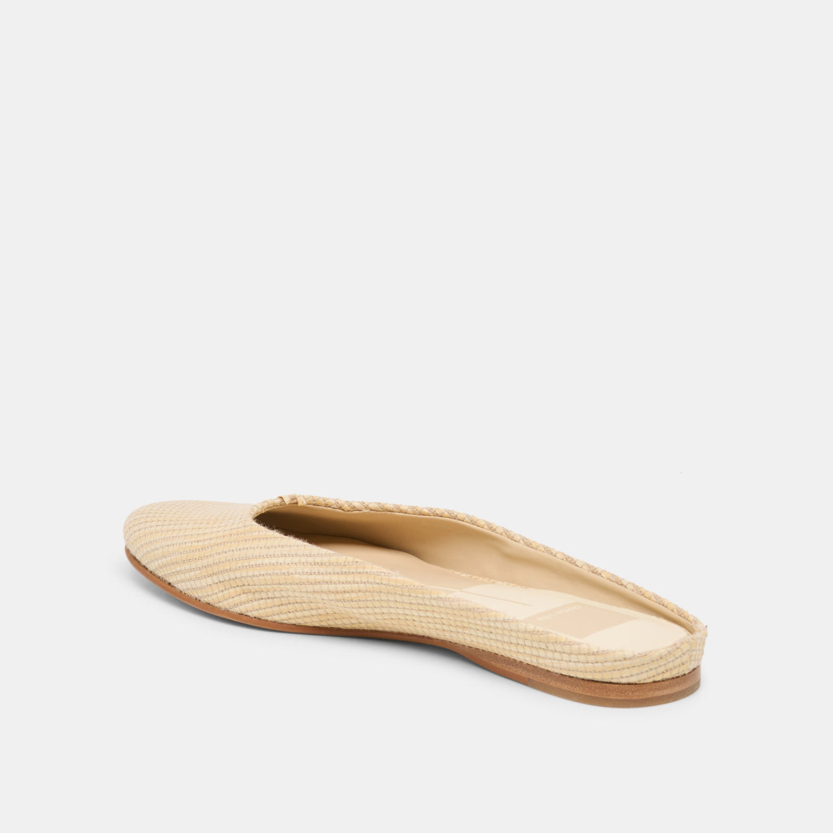 Eila Lt Natural Raffia Flats | Dolce Vita