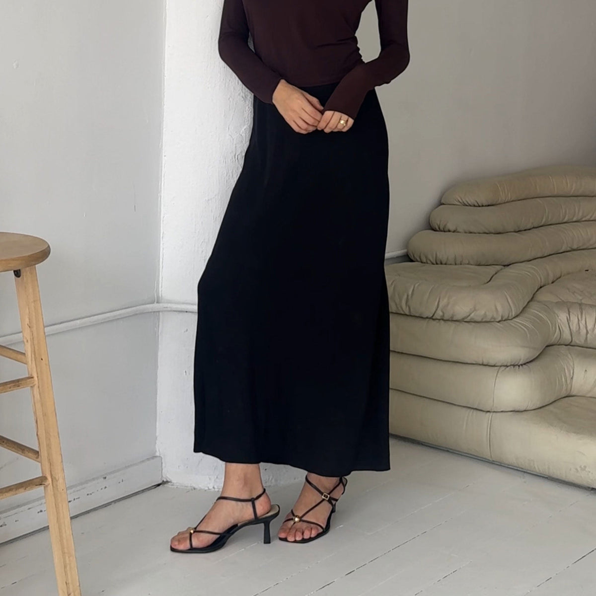 Mylee Black Leather Heels | Dolce Vita