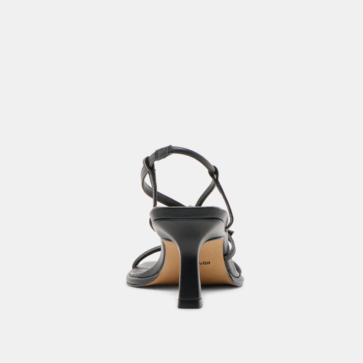 Mylee Black Leather Heels | Dolce Vita