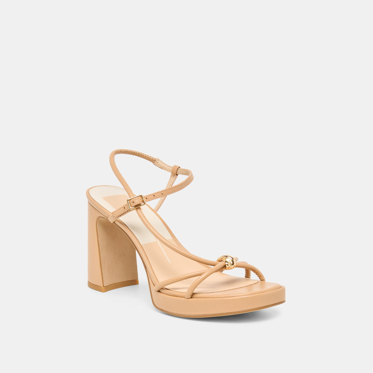 Odete Lt Tan Leather Heels | Dolce Vita