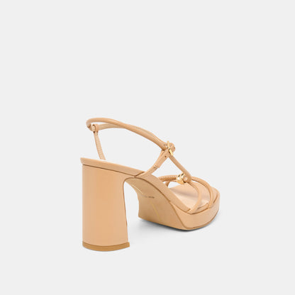 Odete Lt Tan Leather Heels | Dolce Vita