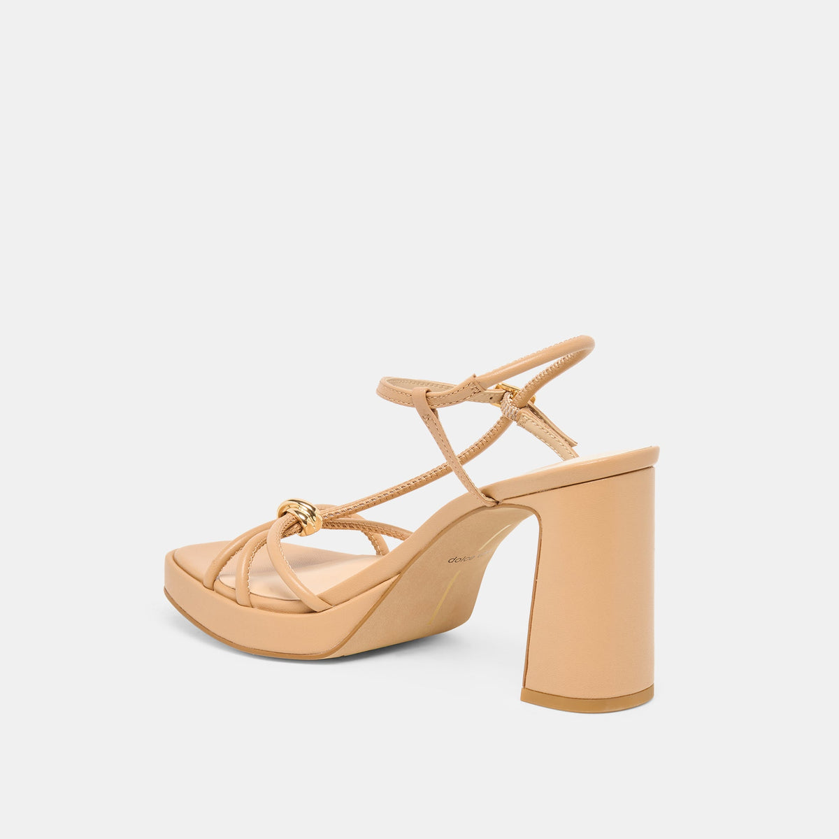 Odete Lt Tan Leather Heels | Dolce Vita