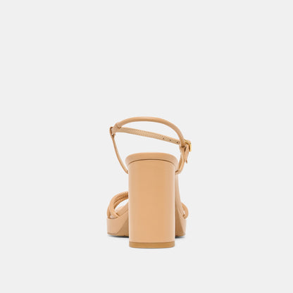 Odete Lt Tan Leather Heels | Dolce Vita