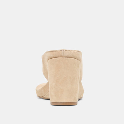 Hinna Camel Suede Wedges | Dolce Vita