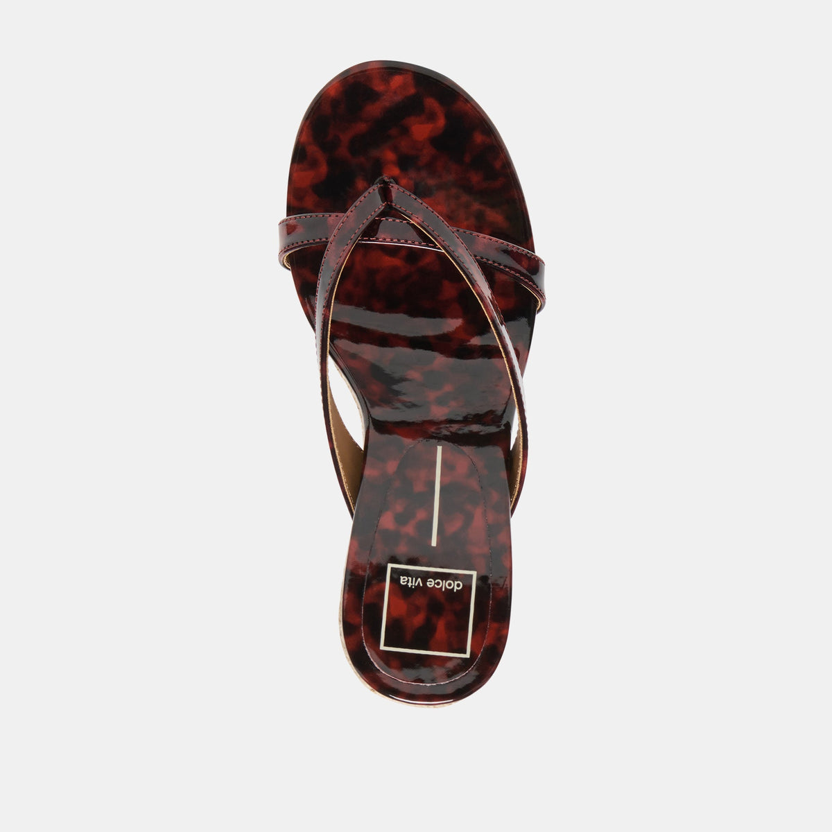 Helan Espadrille Tortoise Patent Leather Wedges | Dolce Vita