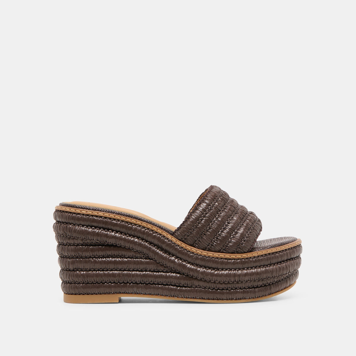 Throne Chocolate Raffia Wedges | Dolce Vita