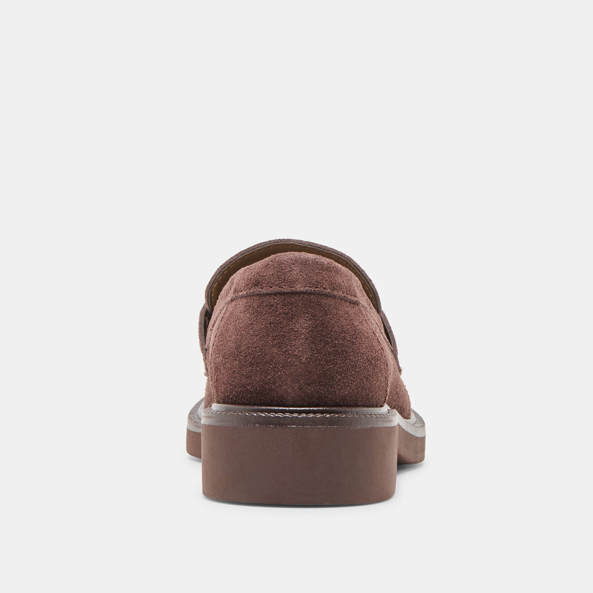 Tiggy Mahogany Suede Loafers | Dolce Vita