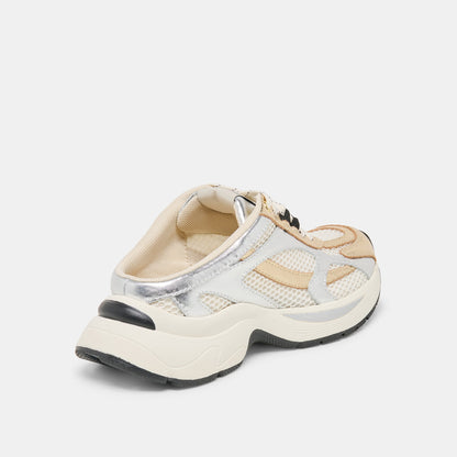 SWAYZY Metallic Multi Leather Platform Slip-on Sneakers | Dolce Vita