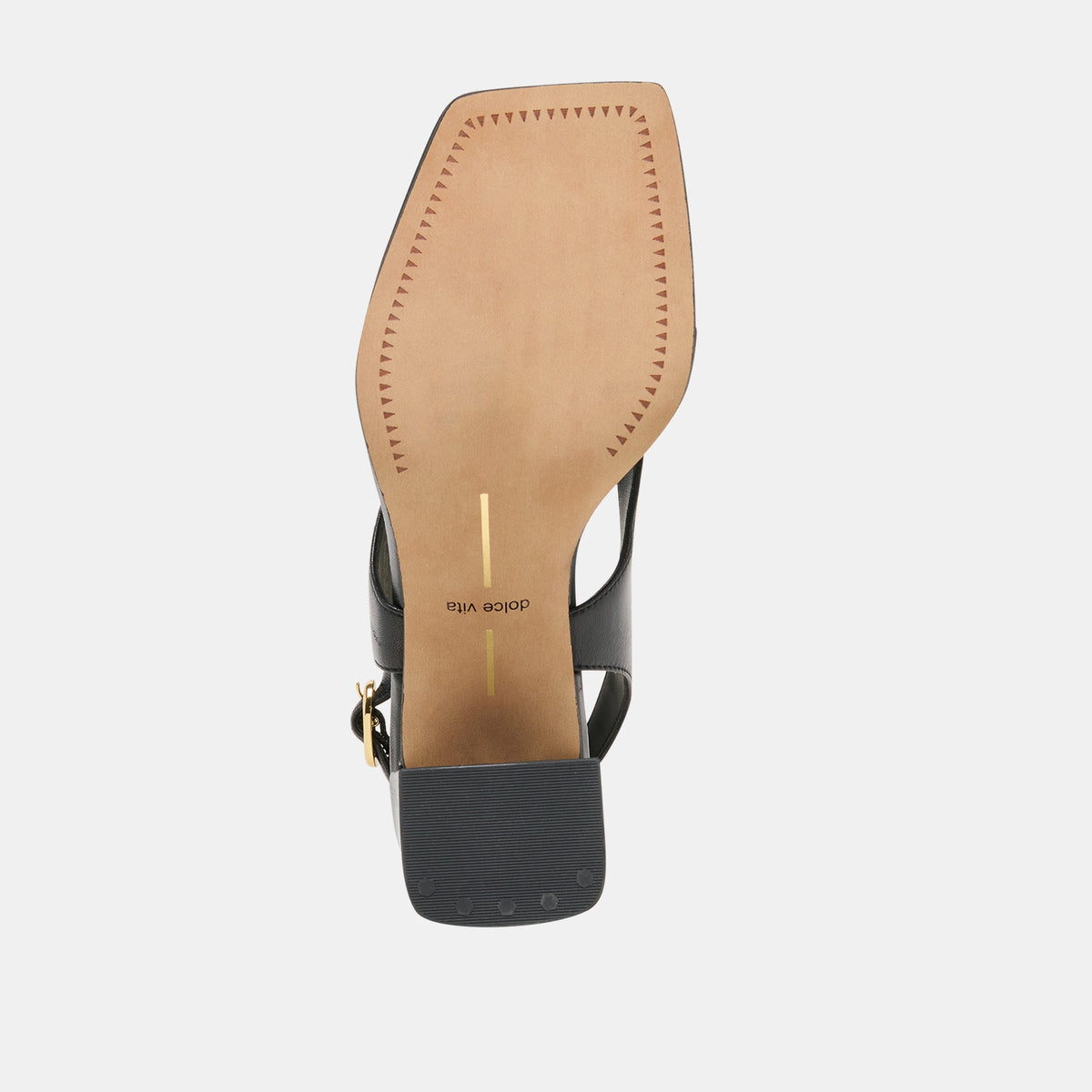 Yves Black Leather Heels | Dolce Vita