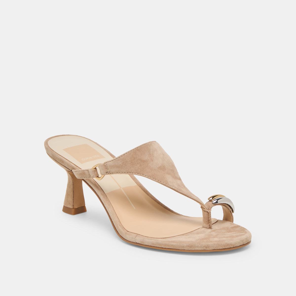 Derrel Camel Suede Heels | Dolce Vita