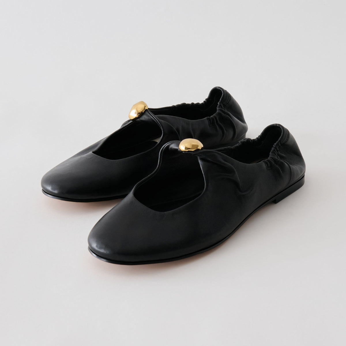 Cornel Black Leather Flats | Dolce Vita