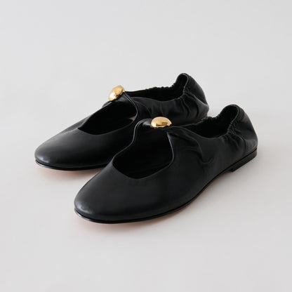 Cornel Black Leather Flats | Dolce Vita