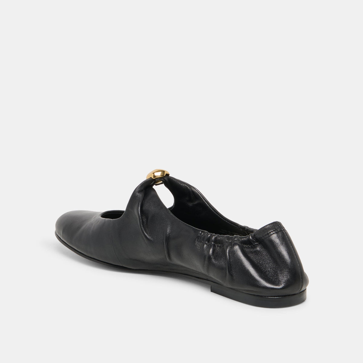 Cornel Black Leather Flats | Dolce Vita