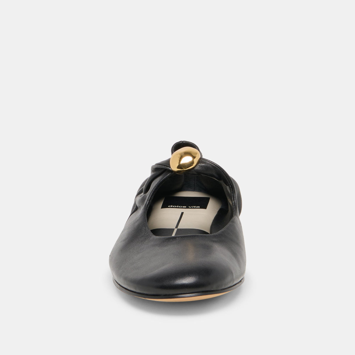 Cornel Black Leather Flats | Dolce Vita