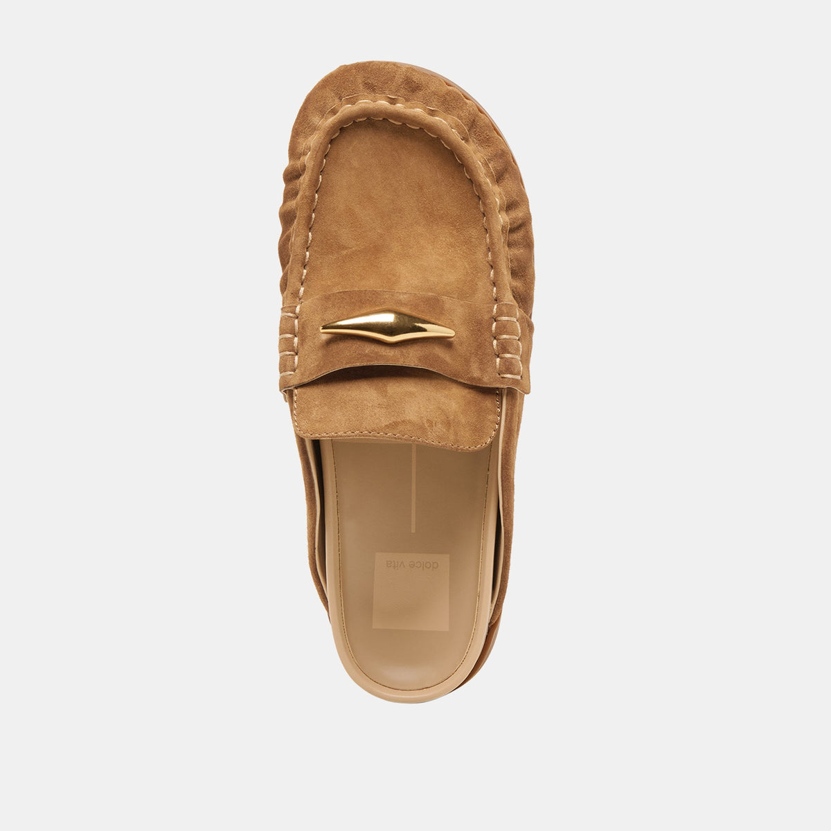 Jodero Lt Brown Suede Flats | Dolce Vita