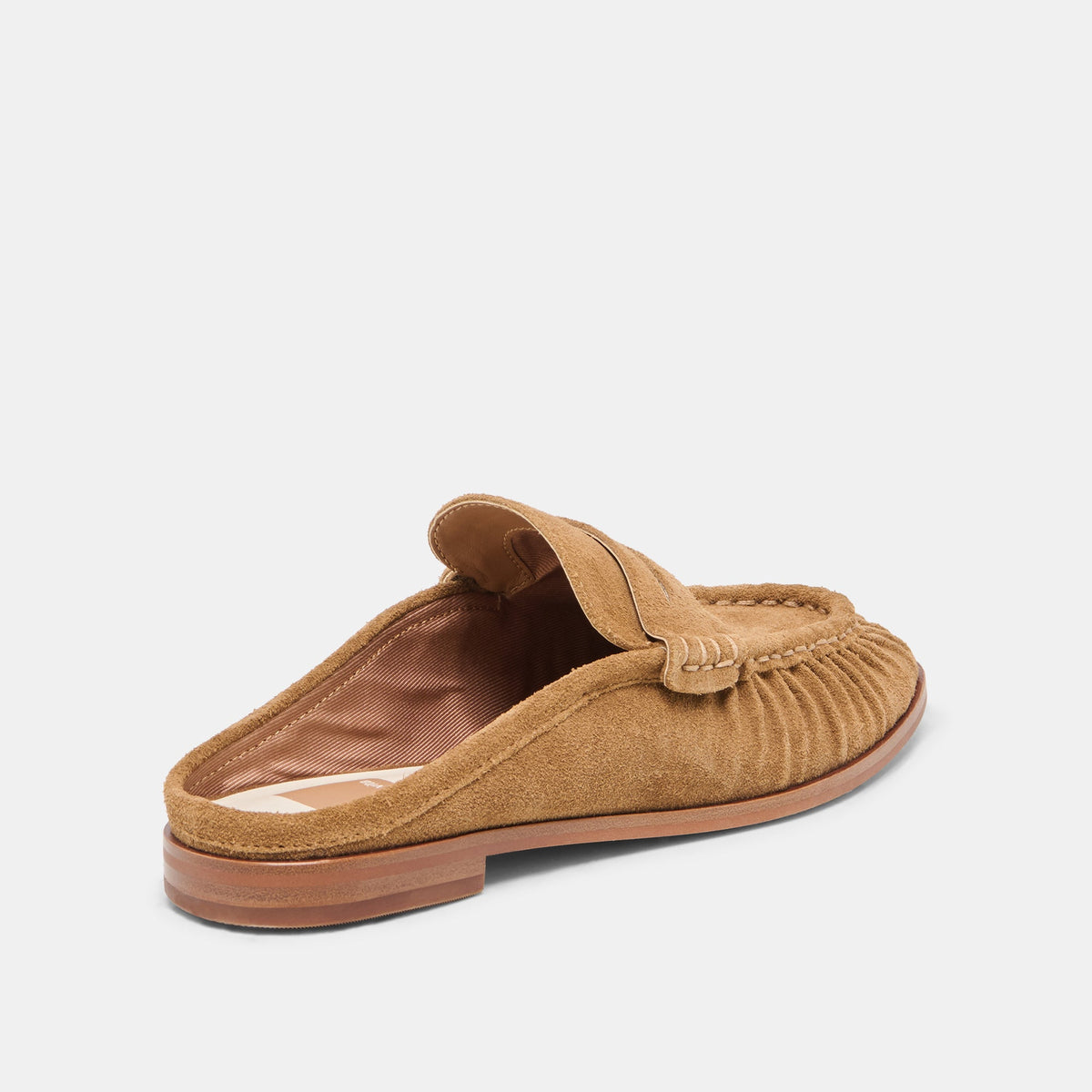BETZY Lt Brown Suede Closed-Toe Slip-On Loafers | Dolce Vita