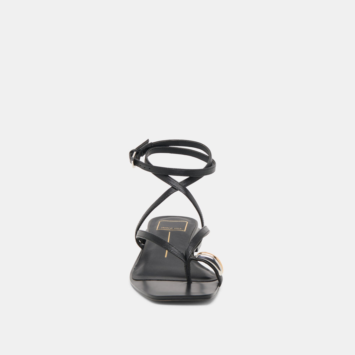 Tyrice Black Leather Sandals | Dolce Vita
