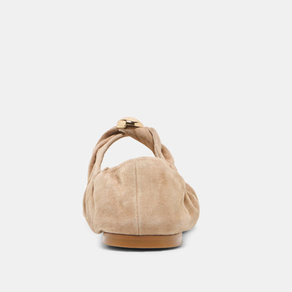 Cornel Camel Suede Flats | Dolce Vita