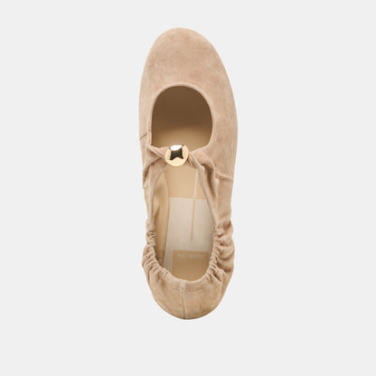 Cornel Camel Suede Flats | Dolce Vita