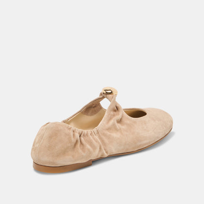 Cornel Camel Suede Flats | Dolce Vita