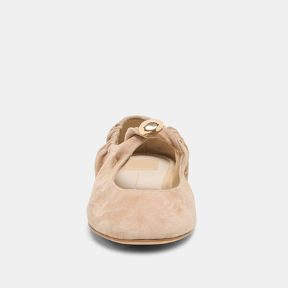 Cornel Camel Suede Flats | Dolce Vita