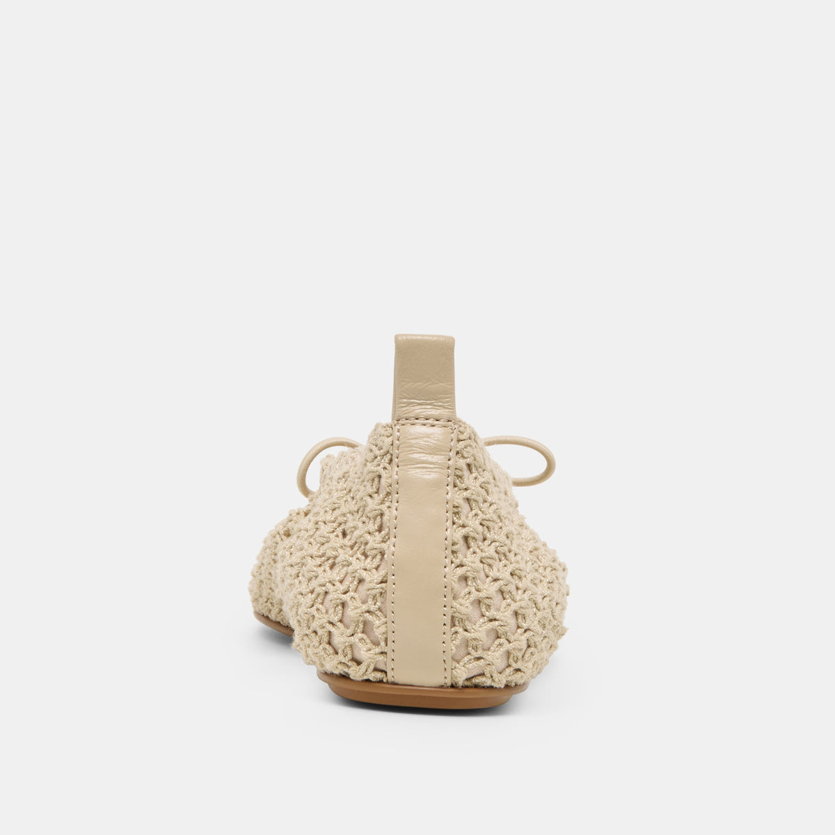 Kaylyn Oatmeal Crochet Flats | Dolce Vita