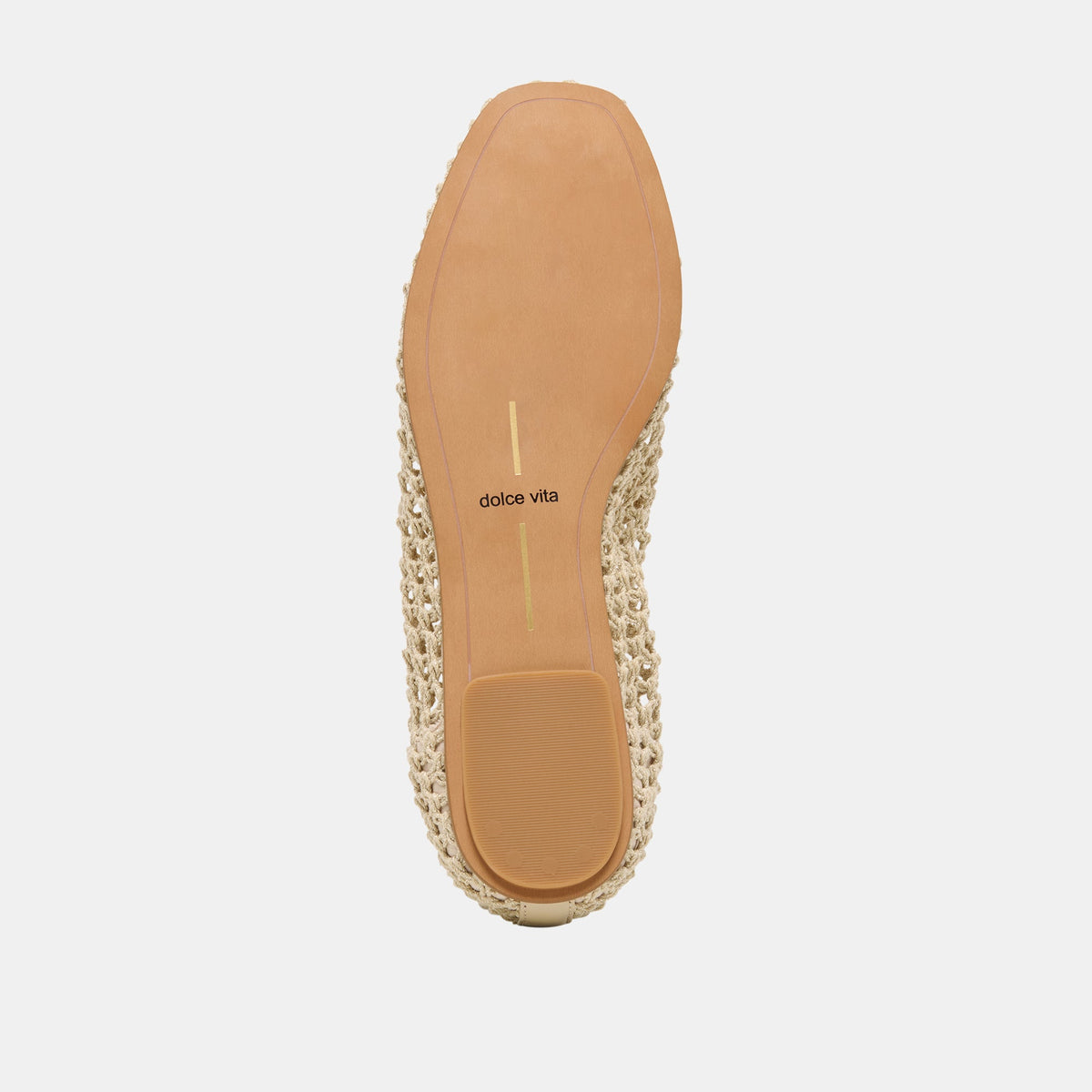 Kaylyn Oatmeal Crochet Flats | Dolce Vita