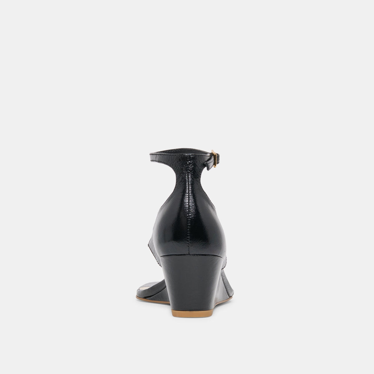 Quinny Black Leather Wedges | Dolce Vita