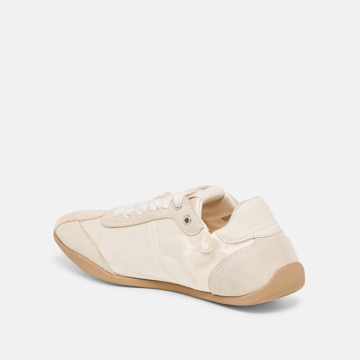 Dakoda Off White Satin Sneakers | Dolce Vita