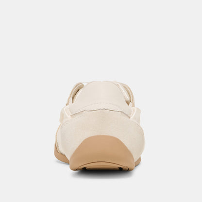 Dakoda Off White Satin Sneakers | Dolce Vita