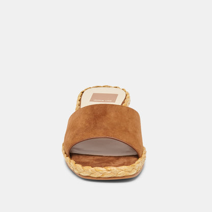Dixi Brown Suede Sandals | Dolce Vita