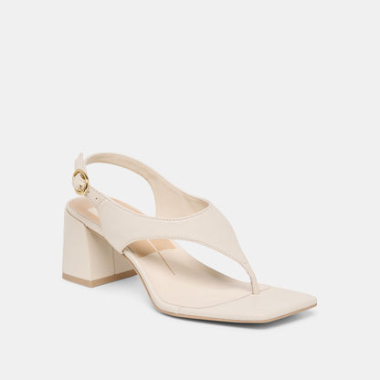Yves Ivory Leather Heels | Dolce Vita