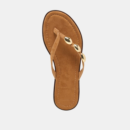 Juny Teak Suede Sandals | Dolce Vita