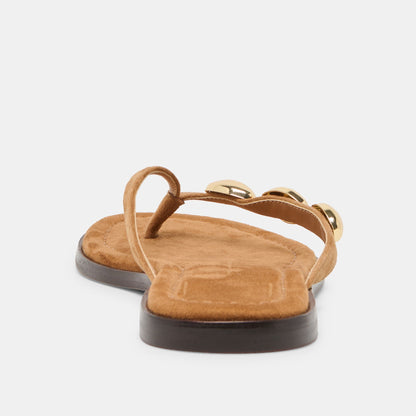 Juny Teak Suede Sandals | Dolce Vita